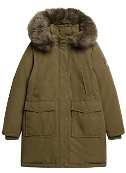Superdry Damen Everest Parka mit lockerer Passform