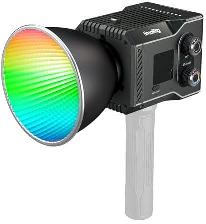 SMALLRIG RC 60C RGB LED Video Light (Lite Edition) 2500K-10000K Temperatura Colore, Supporta Ricarica Rapida PD, Controllo Manuale e App, per Riprese in Movimento, con 12 Effetti Luce - 4808