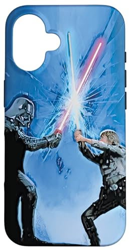 Star War The Empire Strikes Back Lightsaber Battle Blue Case for iPhone 16