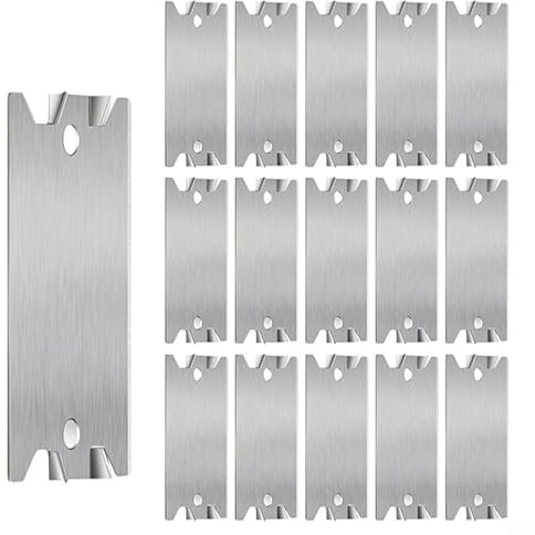 YUANGANG 50Pcs Pegboard Nail Plates Cable Protect Plate Furniture Hardware Wood Studs Nail Plate Metal Cable Protector Plate Double Headed Bolt Nail Plate For Home Improvement