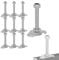10x Airline Schraubfitting M8x50 mit Mutter Spannbereich 45mm Airlineschiene Airlineverschraubung