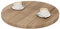 LAMO Manufaktur Tischplatte rund 60 cm aus Naturholz | Holzplatte für Couchtisch, Stehtisch, Bartisch | Stärke: 40 mm | Farbe: Nussbaum
