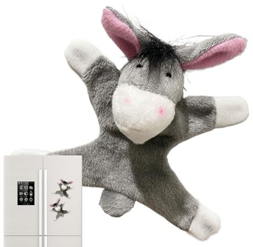 Fierudeng Imanes de refrigerador de Animales de Peluche, Juguetes magnéticos de Animales - Imanes de de Animales Coloridos | Decoración de Cocina Decorativa, Adorable Juguete magnético para