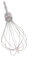 Schneebesen und Schlägel Set, Eierschlägel Zubehör, Handmixer Schlägel ersetzt Teil, für Kenwood Handmixer, Edelstahlkonstruktion (12 Drahtstäbe*)