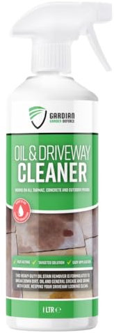 Gardian Defence Driveway Cleaner 1000ml – Heavy-Duty Oil Remover for Driveways, Driveway Oil Stain Remover, Concrete Cleaner for Patios, Resin and Tarmac