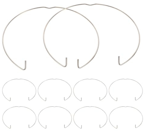 Angoily Lampenclip Federklammern Für Einbauleuchten Und Klemmstrahler Leuchtclip Zubehör Für Deckenleuchten Innenbeleuchtung Halteklemme 10.50 X 10.00 X 0.20 Cm