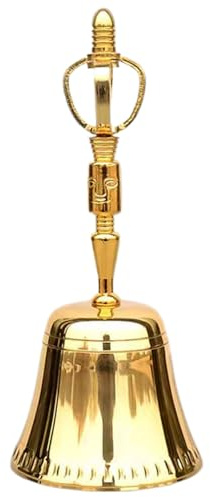 Läuteglocke Klingendes Ritualinstrument | Messing Vintage Glocke Werkzeug Tempel Altar Kirche Klassenzimmer Schule Zuhause Abendessen Hochzeit Weihnachten Tempel