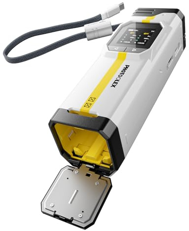 PHOTOOLEX NP-W235 Chargeur pour Fujifilm, BB Pro Chargeur Double Rapide 100W USB-C avec 16500mAh Batterie intégrée, Compatible avec Fujifilm X-T5, X-T4, GFX 100S, X-H2S, X-S20, GFX 50S II, VG-XT4