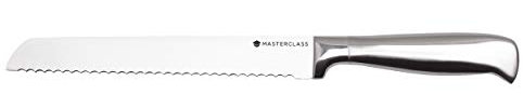 MasterClass Acero - Couteau à Pain en Acier Inoxydable au Carbone, 20 cm