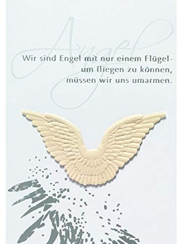 Räder Himmelsboten Flügel Karte Wir sind Engel