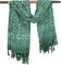GURU SHOP Bali Batik Sarong, Wandbehang, Wickelrock, Sarongkleid, Strand Tuch - Design 12/grün, Herren/Damen, Synthetisch, 160x100 cm