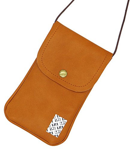 LefRight Custodia per cellulare in pelle PU, stile casual, con tracolla regolabile, per iPhone 6s Plus, iPhone 5S, iPhone 4S, Samsung Galaxy S6 Edge+ One Plus 3 S7 Edge