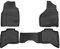 OMAC Gummimatten Fußmatten kompatibel mit Dodge RAM 1500 2500 3500 Quad Cab 2012-2018 4X