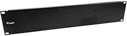 Equip Blende 19 Zoll Blindpanel 2HE RAL 9005 Schwarz