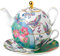 Wedgwood 40035039 Schmetterlingsblüte Teeservice und Kaffeeservice, Keramik, Multi