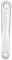 Yosoo Health Gear Fahrradkurbel 170mm, Aluminiumlegierung Linker Kurbelarm Singlespeed Kurbelgarnitur für Mountainbike Ersatzzubehör(Silber-Quadrat-Loch)