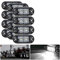 Jutta 4/8/12pc Größe Begrenzungsleuchte, 12/24V IP65 Weiß LED Seitenmarkierungsanzeiger Lampe Universal für LKW Anhänger Van Caravan LKW Auto Bus Boot (12)