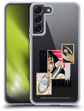 Head Case Designs Offizielle Wonder Woman DC Comics Waffen Grafik Kunstarten Soft Gel Handyhülle Hülle kompatibel mit Samsung Galaxy S22+ 5G