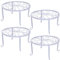 Tosnail Paquete de 4 Soportes de Metal para Plantas de 9 Pulgadas - para Interiores y Exteriores, Macetas, Flores y Dispensador de Bebidas