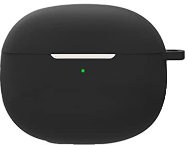 FTRONGRT Bluetooth Earphone Case Cover for Redmi Buds 4 Pro Case, Silicone Bluetooth Earphone Case, Shockproof, Carrying Case Compatible Redmi Buds 4 Pro Bluetooth Earphone.Black