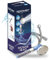 the UPPOWER powers your life up Duschkopf und Schlauch, ionisch gefilterte Hochdruckköpfe, 3 Modi, verstellbare Stopp-Taste, wassersparend, zum Erhöhen, Duschkopf 2, transparent