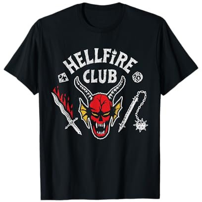Fan-Memorabilia „Hellfire Club Classic“ mit Logo von Stranger Things T-Shirt