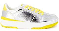 Desigual Metro Siver Retro Plateau Sneakers 23SSKP06, silber, 38 EU