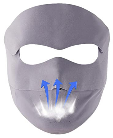 Rianpesn UV-Gesichtsschutz - UV-Ski Face - Sonnenschutz-Gesichtsabdeckung Atmungsaktive Gesichtsabdeckung für Outdoor-Sportarten