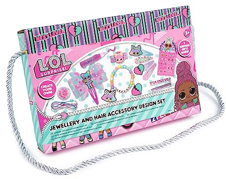 L.O.L. Surprise! Schmuck- und Haarschmuck-Set - Schmuck und Haarschmuck selber machen - Armbänder machen - Lol Surprise Puppen - Lol Geschenke für Mädchen