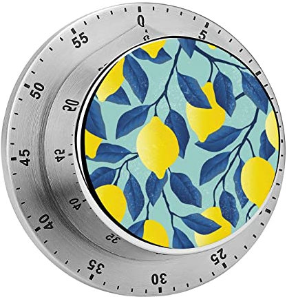 Küchentimer Zitrone Magnetischer Countdown Timer Für Heim Fitness Klassenzimmer 8cm