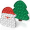 HOUT® 2PCS Weihnachten Pop Fidget Toy - Christmas Figetttoys Autismus braucht druckentlastendes Poppets Spielzeug - Bubble Popit Anti Stress Toy unter 10 Euro