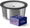 HEY WOODY® Gamelle Anti Éclaboussures Chien 2L INOX – Distributeur d'eau Antidérapant pour Chat, Gamelle Anti-Goutte Grande Capacité