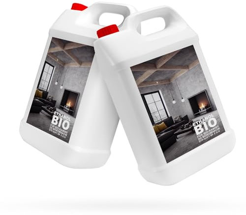 2x5 Liter Bioethanol Premium 100% fürAlkohol für Kamin (Bioethanol Premium, 10L)