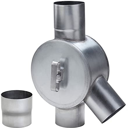 Wasserverteiler Wasserweiche Zink DN 87 inkl. Adapter