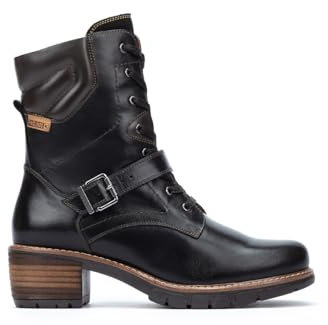 Pikolinos Stiefeletten mit Absatz in Leder SAN Sebastia für Frauen Farbe Negro