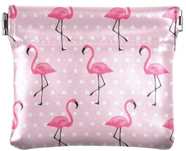 Porte-monnaie en cuir rose flamant rose pour femme et fille, Flamant rose, 1 Size, Accessoire de voyage