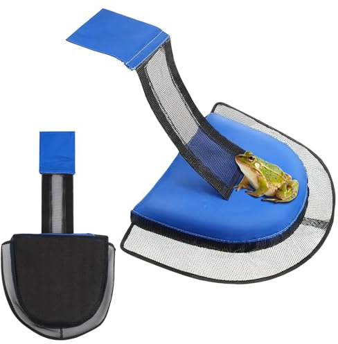 dellyy Ausstiegshilfe Pool für Tiere, Pool Ausstiegshilfe Tiere, Schwimmende Rampe Rettungen, Tierrampe Kleintier Swimming Fluchtrampe(1 Stück)