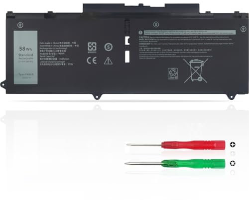 KXRSII 58Wh FK0VR 07KRV Laptop Akku für Dell Latitude 15 5530 7530 5330 7330 5430 7430 2-in-1 Precision 3570 Mobile Workstation P133G P134G P138G P139G 8H6WD 8P81K H4PVC 4FVJG VTCWY 8C8J1