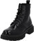Palado Stiefeletten Damen Biak – bequeme Boots Made in Portugal - leicht gefütterte Stiefel - modische Winterschuhe Schwarz Lack UK9 - EU42