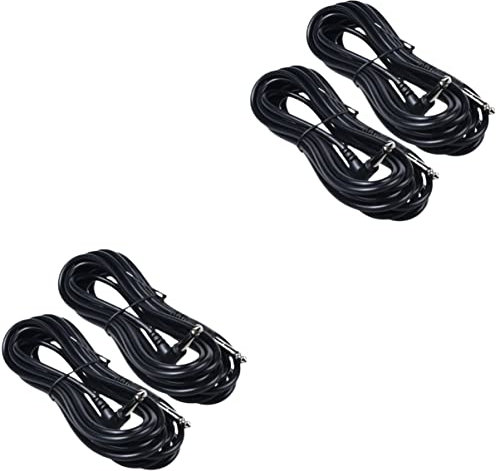 TOYANDONA 2sets Guitar Cable Tone Cable Guitar to USB Amplifier for Electric Guitar Speaker Wire Output Cable Line Patch Cable Guitar Spring Spiral Cable Amp Cable Bass Copper Wire 2pcs*2