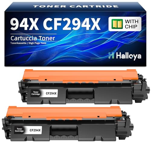 Halloya 94X CF294X Toner Kompatibel für HP Laserjet Pro MFP M148dw M148fdw M149fdw M118dw M148 M149 M118 Toner 94X 94A CF294X CF294A Toner(Schwarz, 2er-Pack)