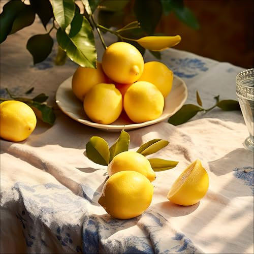 Pro-Art Glasbild, Lemons IV, 20x20 cm