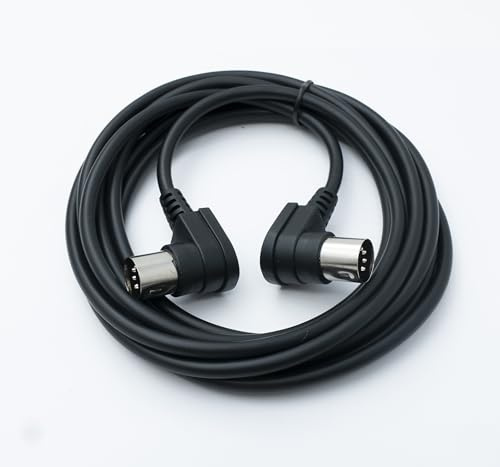 System-S Cavo MIDI 3 m DIN 5 pin maschio a maschio angolare