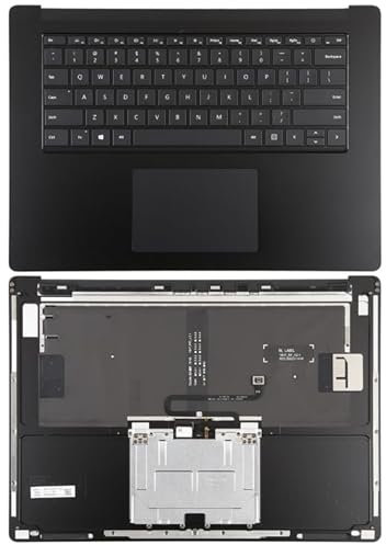 ZLALISA for Microsoft Surface Laptop 3/4 15 inch US Keyboard with C Shell/Touch Board (Black)