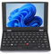 Tangxi Touchscreen Tiny Laptop, 2,5 GHz 7in Tiny Laptop 2MP HD Camera Piccola per Intrattenimento (128GB Spina europea)