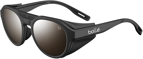 Bollé ASCENDER Black Matte - Solace 4 Brown Gun - Sonnenbrillen - Größe M - Erwachsener
