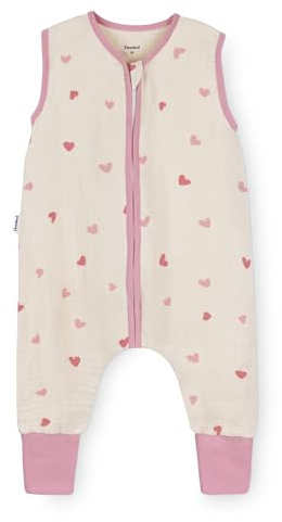 Ehrenkind® Schlafsack mit Füßen | Musselin 0.5 TOG | Babyschlafsack mit 100% Bio-Baumwolle OEKO-TEX
