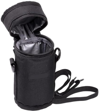 Tragetasche für Wasserflaschen mit verstellbarem Riemen, Wasserflaschenhülle, Kleine Größe (geeignet für 0,5 l), Refer to description, Unisex | 1 l Outdoor-Sport-Wasserflaschen-Hülle – tragbar und kann über der Schulter getragen werden; verbrühungssicher und isoliert