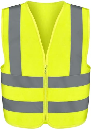 Neiko High Visibility Safety Vest ANSI Class 2, No Pocket, Neon Yellow, Extra-Large (XL)