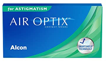 Air Optix for Astigmatism Monatslinsen weich, 6 Stück, BC 8.7 mm, DIA 14.5 mm, CYL -0.75, ACHSE 100, - 6.5 Dioptrien